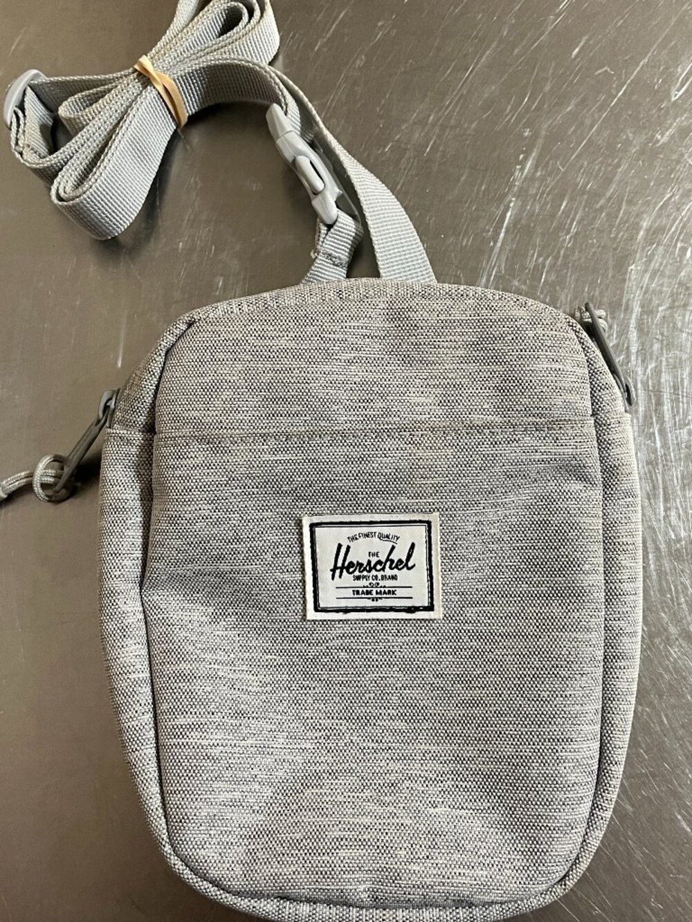 HERSHEL Gray Mini Crossbody Bag